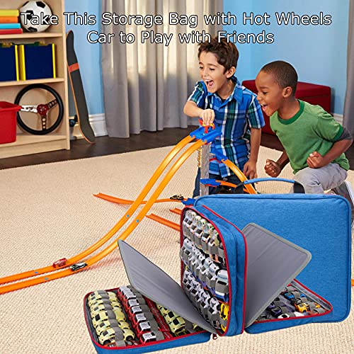 Case Compatible with Hot Wheels Cars Gift Pack. Toy Cars Organizer