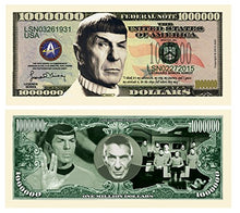 Load image into Gallery viewer, American Art Classics Pack of 10 - Leonard Nimoy Star Trek Spock Collectible Million Dollar Bill
