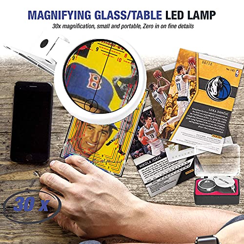 Sports Card Grading Kit Centering Tool, LED Magnifying Table Lamp for –  ToysCentral - Europe