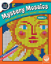 Load image into Gallery viewer, MindWare Color by Number Mystery Mosaics: (Book 1)
